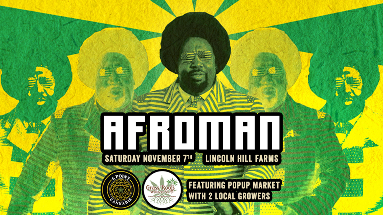 AFROMAN Live featuring Cannabis Farmers Market at Lincoln Hill Farms